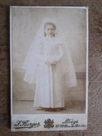 eerste communiekaartje uit 1899, Collections, Religion, Carte ou Gravure, Utilisé, Enlèvement ou Envoi, Christianisme | Catholique