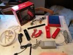Nintendo WII mini, Games en Spelcomputers, Spelcomputers | Nintendo Wii, Ophalen of Verzenden, Gebruikt, Met 2 controllers, Met stuurtje