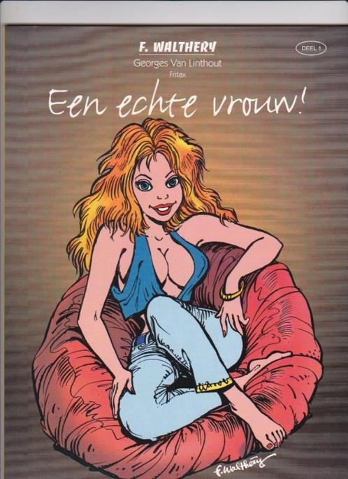 EEN ECHTE VROUW NS 1 EN 2 - ENIGE DRUKKEN NIEUWSTAAT, Livres, BD, Neuf, Plusieurs BD, Enlèvement ou Envoi