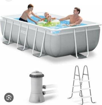 Opzetzwembad Intex 3x2m, 200 à 400 cm, Enlèvement, Utilisé, 80 à 120 cm