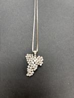 Witgouden hanger met diamanten, Handtassen en Accessoires, Ringen, Ophalen, Zo goed als nieuw, Goud, Dame