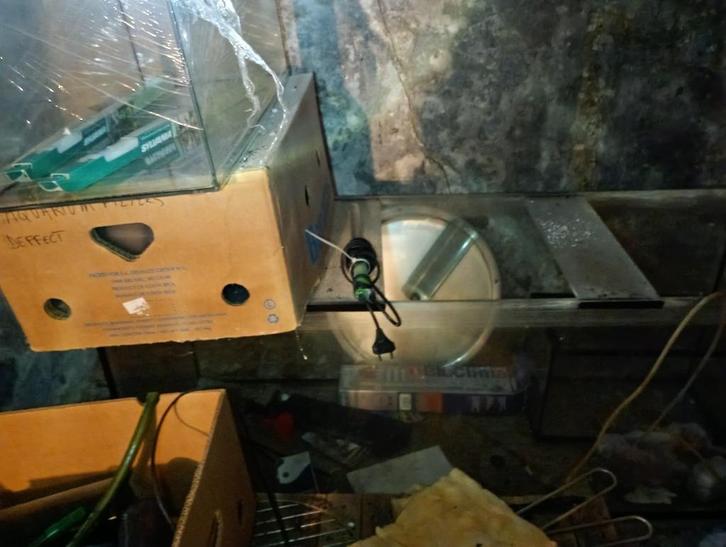aquariums, Dieren en Toebehoren, Vissen | Aquaria en Toebehoren, Gebruikt, Leeg aquarium, Ophalen