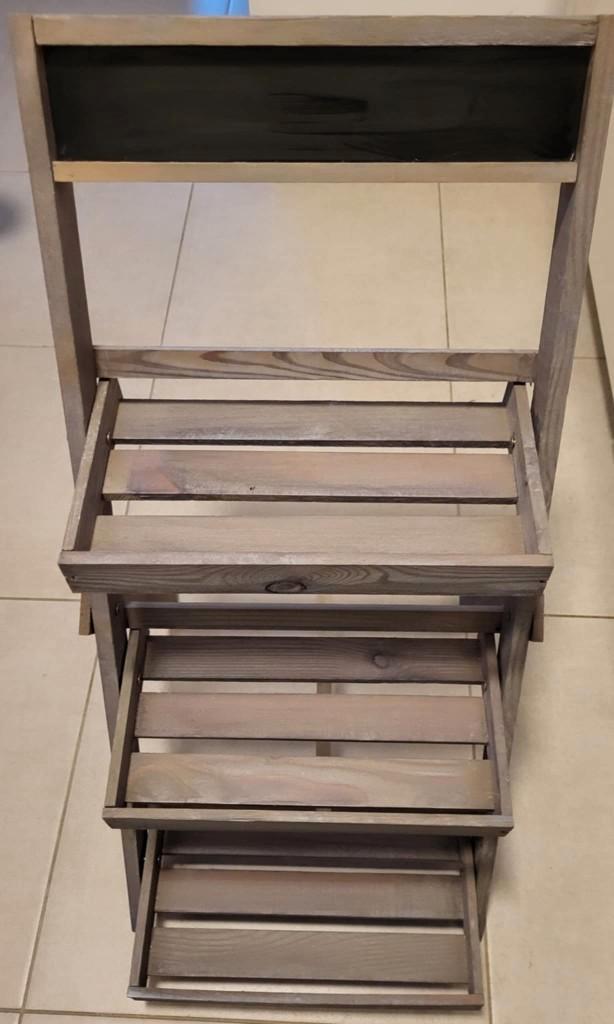 Etagère décorative à 3 niveaux, Huis en Inrichting, Woonaccessoires | Etagères, Zo goed als nieuw, Ophalen