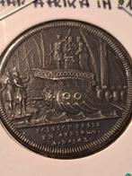 Oude Penning Scipio & Hannibal, Postzegels en Munten, Penningen en Medailles, Verzenden