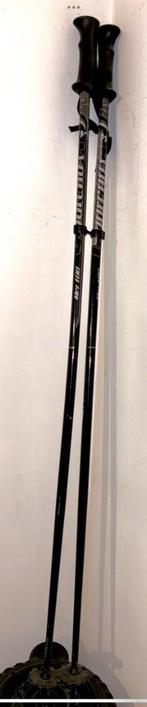 Skistokken oké staat 1m25, Sport en Fitness, Skiën en Langlaufen, Ophalen, Gebruikt, Ski, Stokken