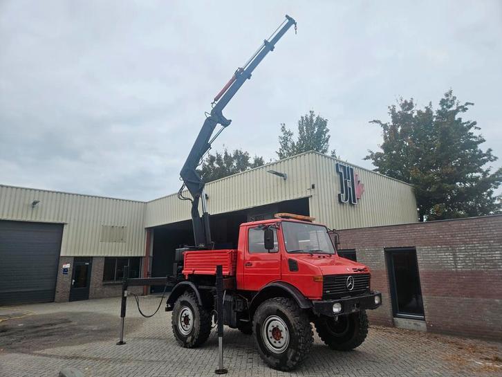 unimog u425 1500 met kraan, Zakelijke goederen, Landbouw | Tractoren, Ophalen of Verzenden