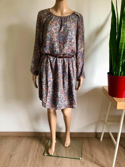 Mooie bohemian jurk met paisley print Esprit (maat S/M), Kleding | Dames, Jurken, Gedragen, Maat 36 (S), Oranje, Boven de knie