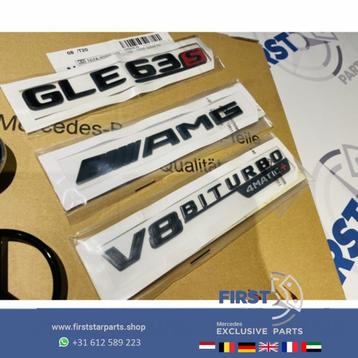 W166 W167 C292 C293 GLE63 V8 4matic+ AMG COMPLETE LOGO SET Z