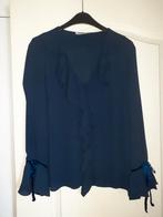 Donkerblauwe blouse van Due Amanti, maat 40, Kleding | Dames, Ophalen of Verzenden, Zo goed als nieuw, Maat 38/40 (M)