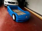 Blauw Auto Bed te Koop - Zo goed als nieuw!, Comme neuf, Bleu, Enlèvement, Une personne