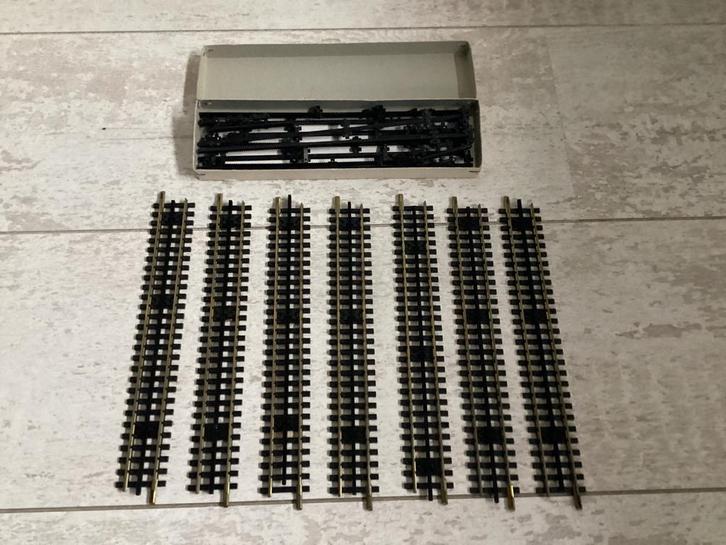 Fleischmann 6411 tandrad staven met rails, Hobby en Vrije tijd, Modeltreinen | H0, Zo goed als nieuw, Rails, Fleischmann, Verzenden