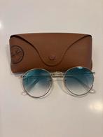 Lunettes de soleil rondes bleues Ray-Ban, Comme neuf, Enlèvement, Ray-Ban, Lunettes de soleil