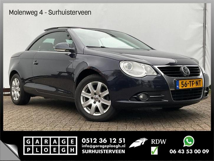 Volkswagen Eos 1.6-16v FSI Voll.onderhouden Orig.NL Clima Cr, Auto's, Volkswagen, Bedrijf, Eos, ABS, Alarm, Boordcomputer, Climate control