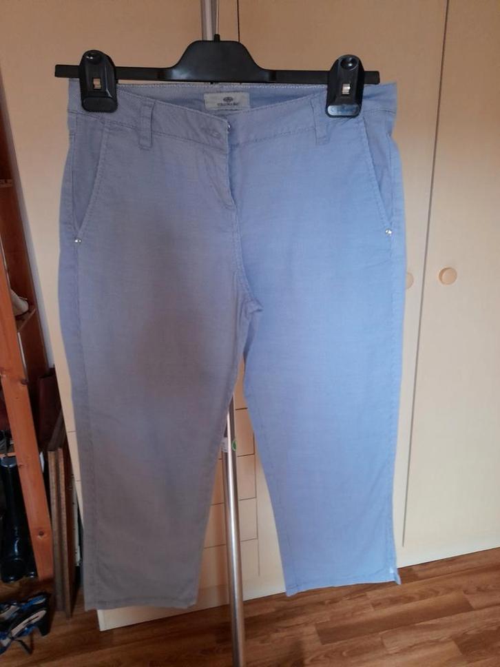 3/4 broek met klein geruit printje. Geen koerierdiensten of, Kleding | Dames, Broeken en Pantalons, Zo goed als nieuw, Maat 38/40 (M)
