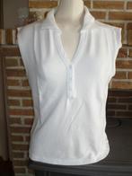 Witte dames polo T-shirt, xl. zonder mouw, Ophalen of Verzenden, Zonder mouw