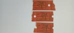 3 Toegangstickets Expo 58 - 2 opeenvolgend nrs