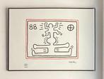 Keith Haring: lithografie op groot formaat. 50 bij 70 cm