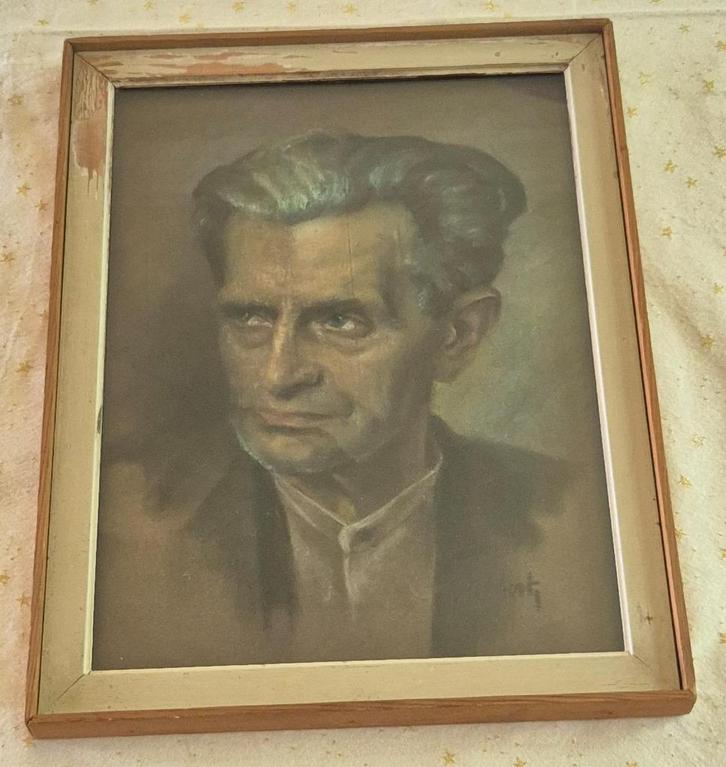 Portrait  d'homme mûr, Antiek en Kunst, Antiek | Keramiek en Aardewerk, Ophalen of Verzenden