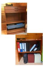 2 vintage Ikea-opbergkasten voor op het bureau, Ophalen, 50 tot 100 cm, Met lade(s), 25 tot 50 cm