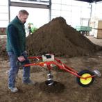 Grondboor met kar en 3 boren 150 200 en 250 mm, Tuin en Terras, Ophalen of Verzenden, Nieuw, Grondboor, KRAFTMULLER