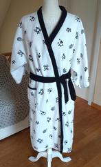 Peignoir Kimono noir et blanc Valency, Kleding | Dames, Ondergoed en Lingerie, Ophalen of Verzenden, Wit, Badjas