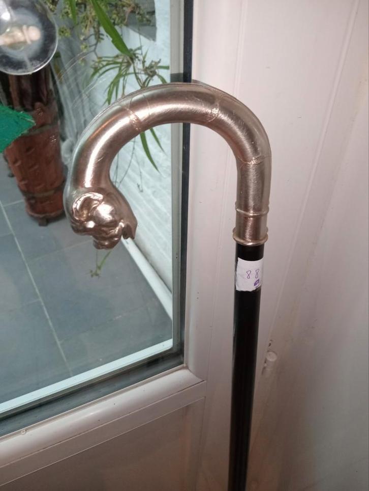 Bulldog hondenstok 96 cm, Diversen, Wandelstokken, Ophalen of Verzenden