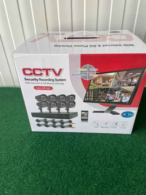 Nieuwe CCTV met 8  beveiligingscamera’s, Zakelijke goederen, Kantoor en Winkelinrichting | Beveiliging