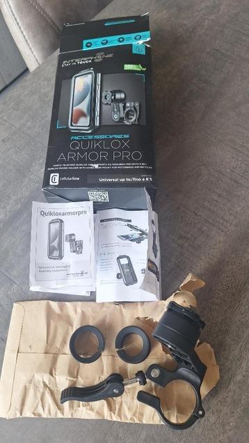 Interphone Quiklox Armor Pro Mount motor telefoonhouder 8€, Enlèvement ou Envoi, Neuf