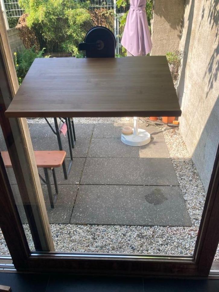 Notadesk: mobiele (sta-)bureau - laptoptafel, Computers en Software, Laptoptafels, Zo goed als nieuw, In hoogte verstelbaar, Ophalen