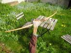 Arc longbow en frêne 55Lbs, Sports & Fitness, Tir à l'arc, Comme neuf, Longbow, Enlèvement