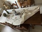 Volle eiken tafel, Huis en Inrichting, Gebruikt, Eikenhout, 200 cm of meer, 50 tot 100 cm