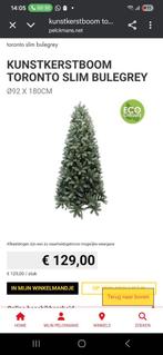 Arbre de Noël synthétique parfait état + girlande lumineuse, Enlèvement