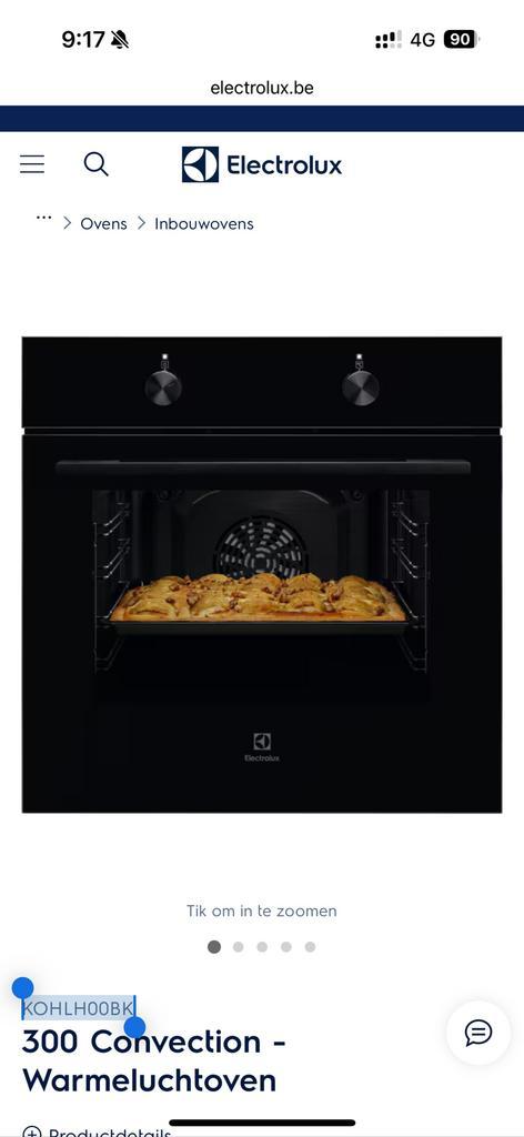 Warmeluchtoven - Electrolux - oven, Elektronische apparatuur, Ovens, Nieuw, Inbouw, Oven, Ophalen