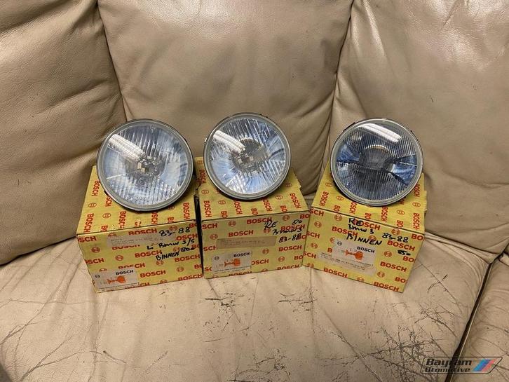 Bmw E30 Bosch koplamp diverse nos koplampen 3-serie type 1 2, Autos : Pièces & Accessoires, Éclairage, BMW, Utilisé, Enlèvement ou Envoi