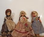 3 anciennes poupées régionales, Collections, Comme neuf, Enlèvement ou Envoi