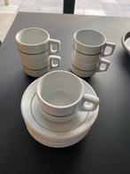 5 koffietassen en 6 onderzetbordjes in goede staat., Ophalen of Verzenden, Zo goed als nieuw