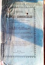 Manuel de sciences  commerciales 1901, Ophalen, L.LECLERCQ