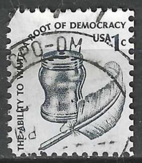 USA 1977 - Yvert 1180 - Geschreven vrijheid  (ST), Postzegels en Munten, Postzegels | Amerika, Gestempeld, Verzenden