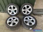 Peugeot 3008 velgen met banden 225 50 17 inch 4x108, Gebruikt, Peugeot, Ophalen