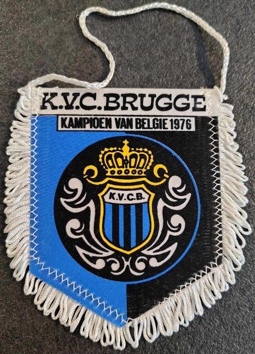 Club Brugge 1976 vintage prachtige zeldzame vaandel, Verzamelen, Sportartikelen en Voetbal, Zo goed als nieuw, Vaantje of Sjaal