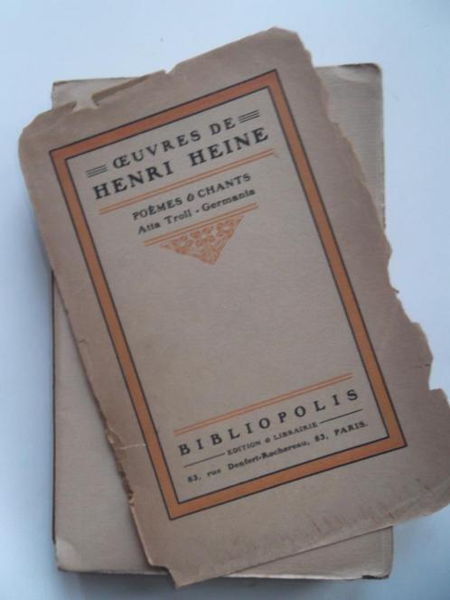 Oeuvres de Henri Heine, Boeken, Gedichten en Poëzie, Ophalen of Verzenden