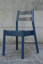 vintage Ikea stoel Lyder blauw  1999, Huis en Inrichting, Stoelen, Ophalen, Blauw, Hout