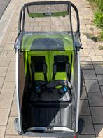 Thule Chariot Cab 2 - Fietskar - Cypres Green, Fietsen en Brommers, Ophalen, Opvouwbaar, Zo goed als nieuw, 40 tot 60 kg