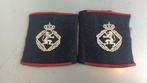 Epaulettes ERGD Gendarmerie belge / KRS Rijkswacht 1970-2000, Emblème ou Badge, Gendarmerie, Enlèvement ou Envoi