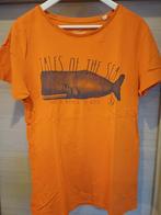Esprit t- shirt oranje walvis L, Kleding | Heren, T-shirts, Ophalen of Verzenden, Zo goed als nieuw, Oranje