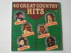 Various – 40 great country hits (2 LP)