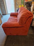 Zetel 1.5 meter rode kleur in stof, Huis en Inrichting, Ophalen, Overige maten, Minder dan 75 cm, 150 tot 200 cm