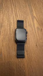 Apple Watch series 8 stainless steel 45mm, Handtassen en Accessoires, Smartwatches, Ophalen, Gebruikt, Zwart, IOS