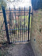 Mooie poort met slot, Tuin en Terras, Ophalen, Gebruikt, IJzer, Sierhekwerk