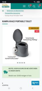 Toilette de camping neuve